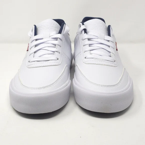 Levi’s Munro Sneakers White/Navy Low Top Size 8M - Picture 3 of 9